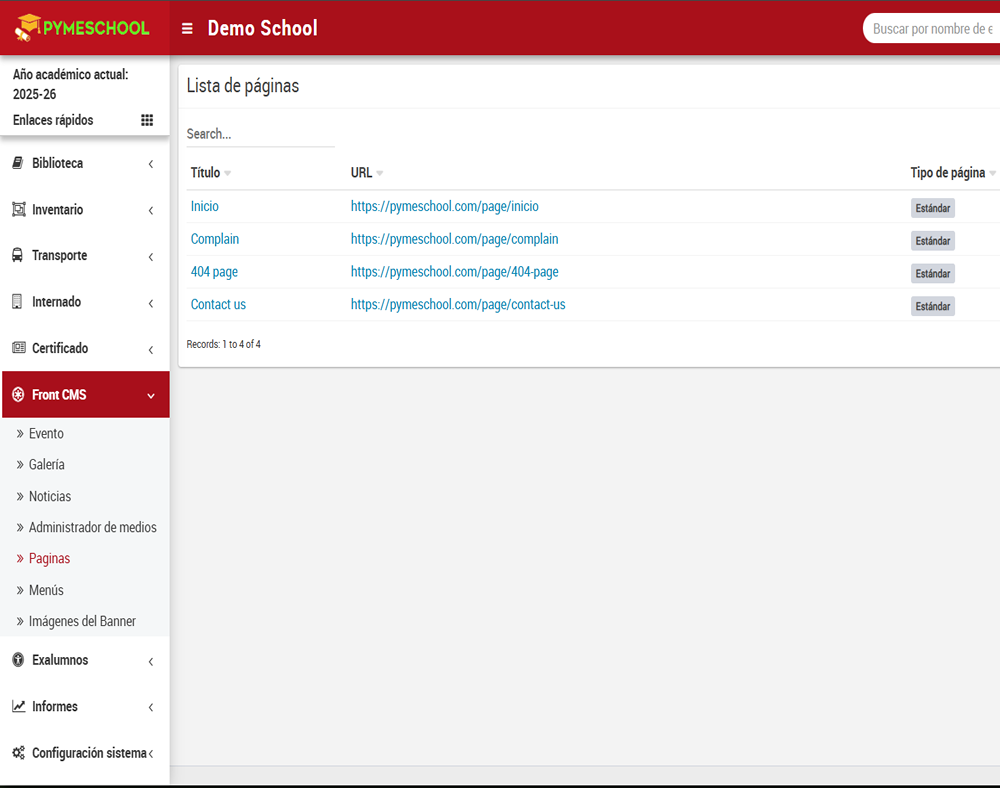 Front CMS